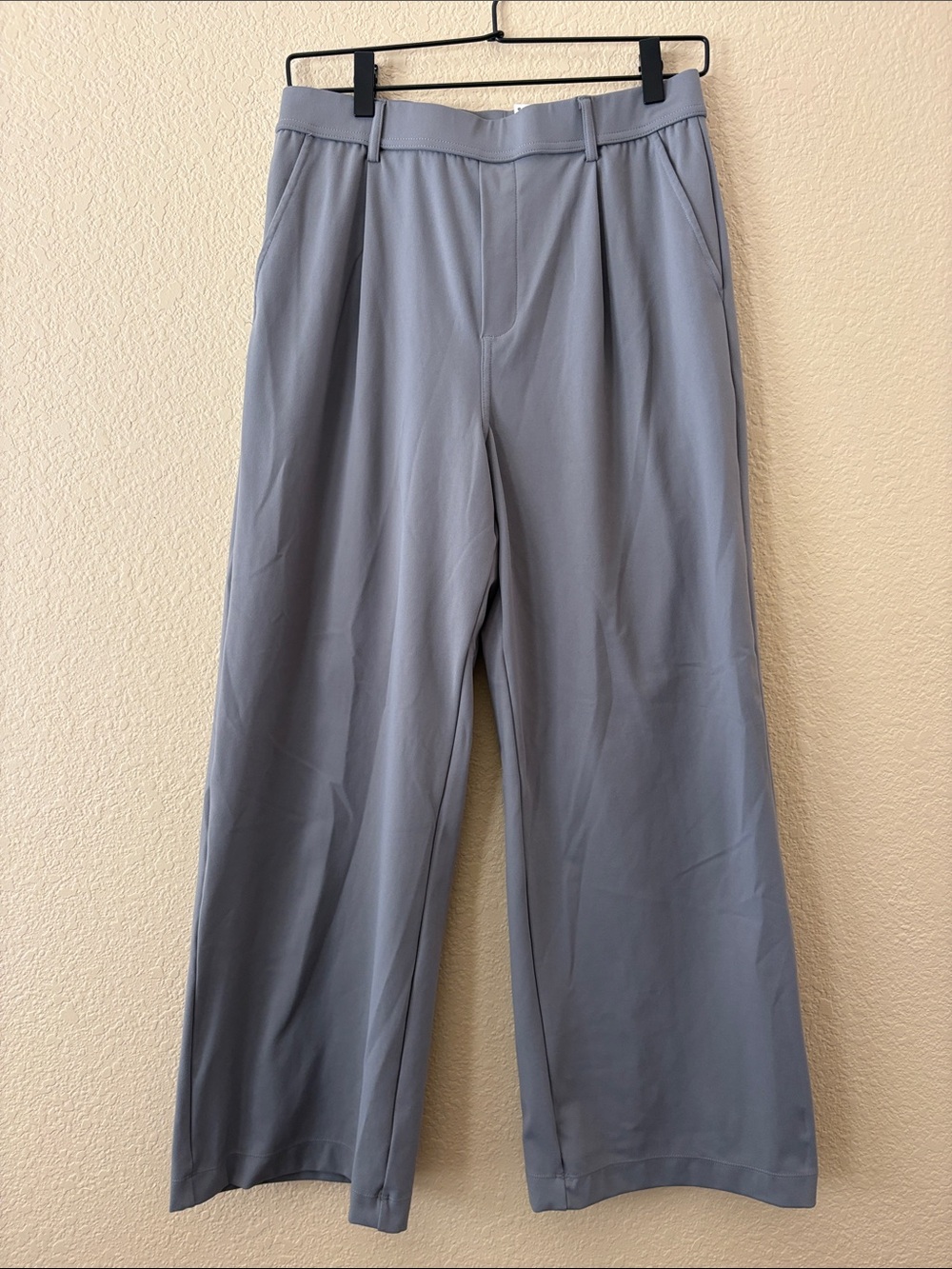 HALARA Wide Leg Trousers in Light Slate Gray